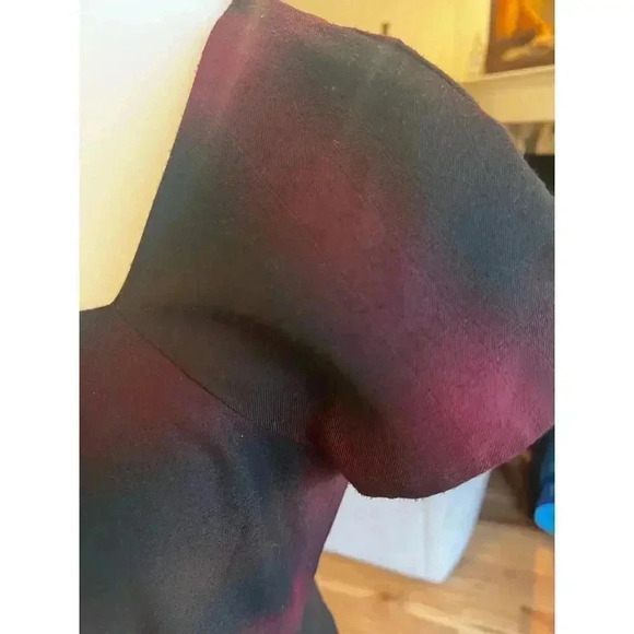 Banana Republic sheath dress maroon and black size 6 - Picture 3 of 9